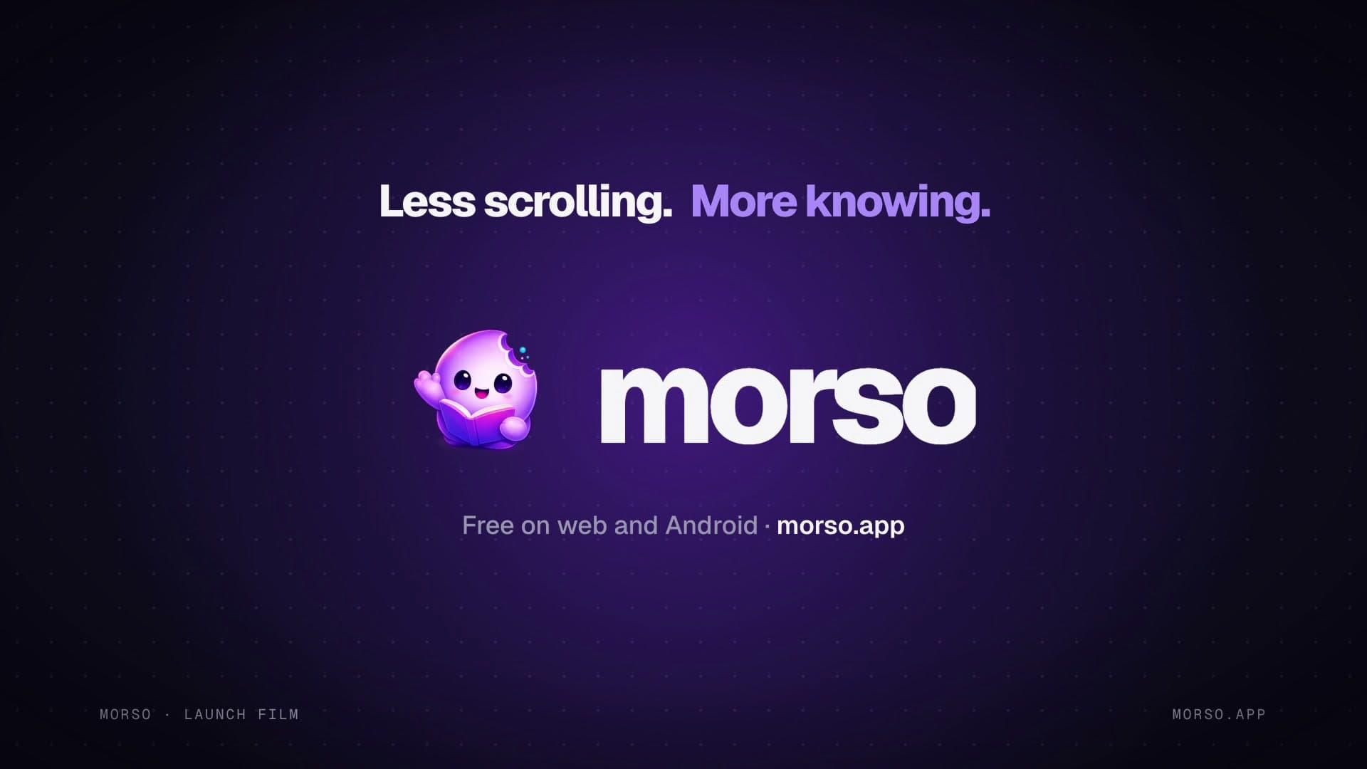 A frame from the Morso demo video